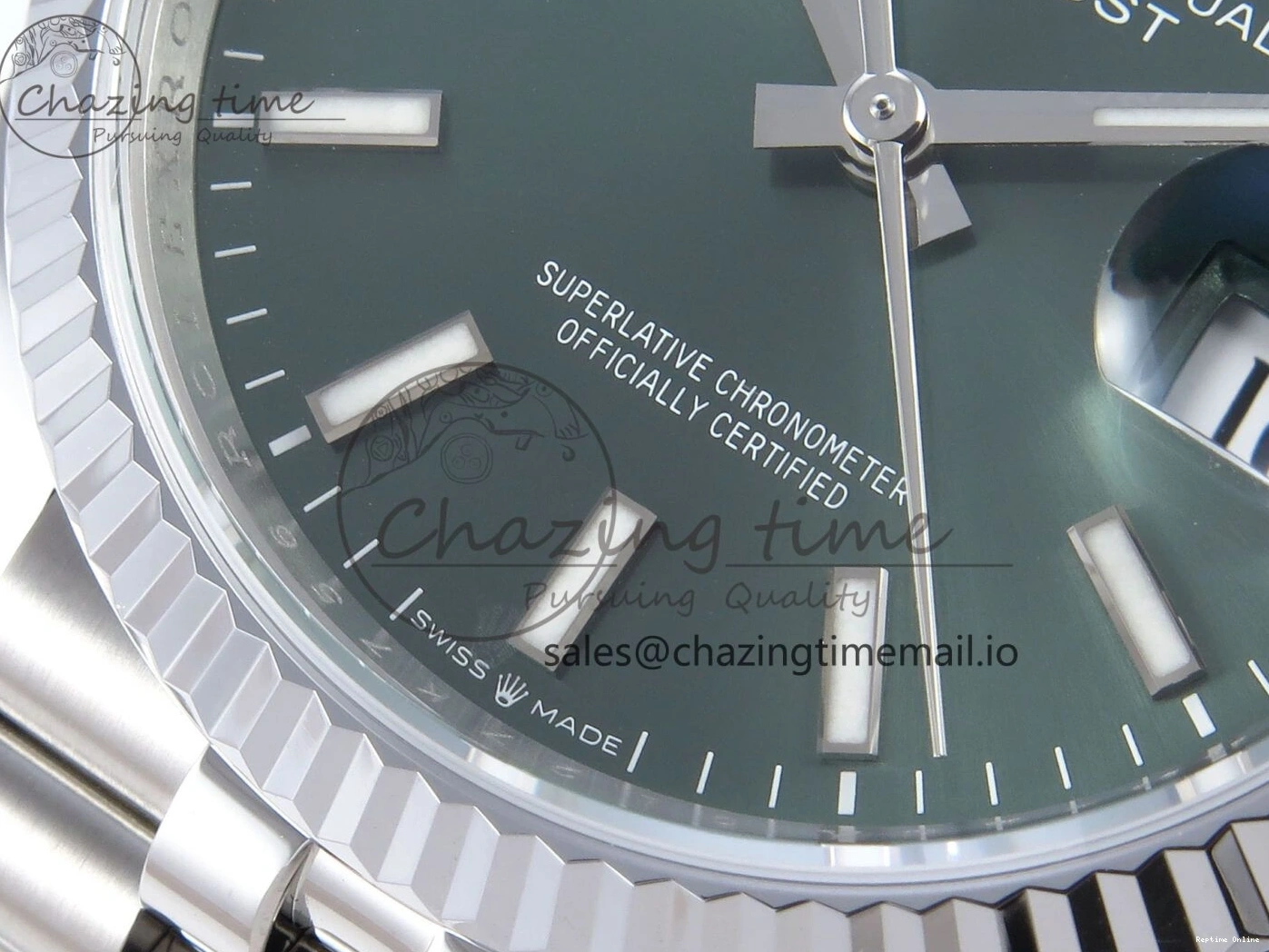 0118 DateJust 36 126234 QF+ 1:1 Best Edition 904L Steel Green Stick Dial on SS Jubilee Bracelet VR Soft 925